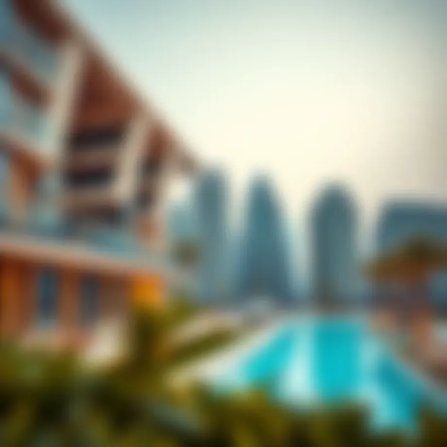 Dubai skyline showcasing modern architecture