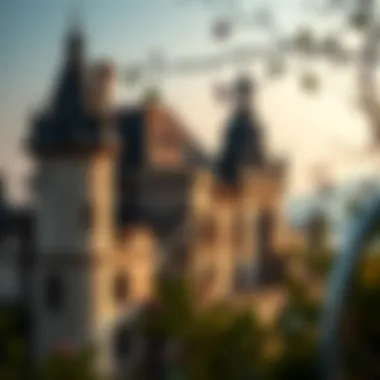 Historic Castles Along the Danube Historic castles along the Danube, showcasing architectural beauty
