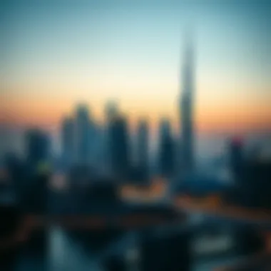 Luxurious skyline view of Al Habtoor City