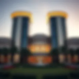 Stunning architectural view of برجيل الريم featuring modern design elements