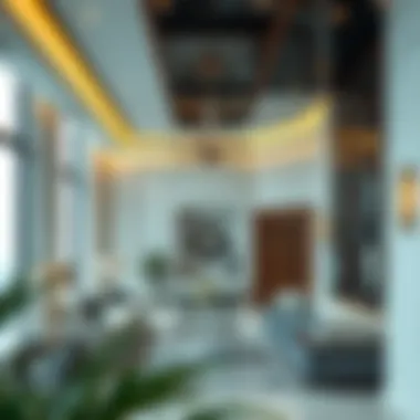 Luxurious interior design of a Binghati development