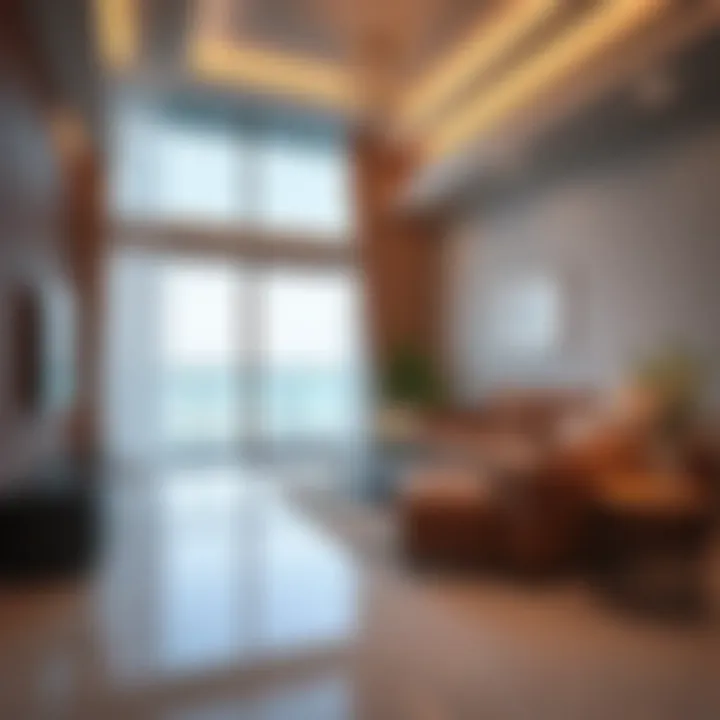 Amenities in a 1 BHK flat showcasing luxury and comfort