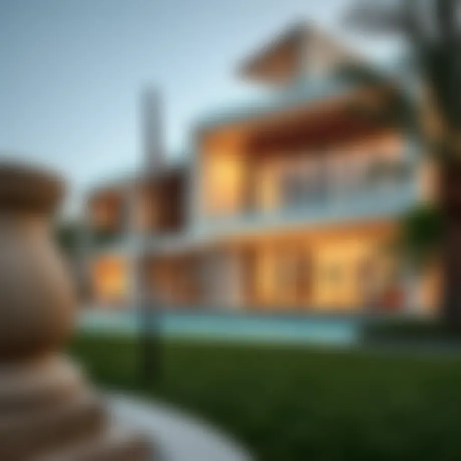 Luxurious exterior view of Ellington Beach House showcasing modern architecture