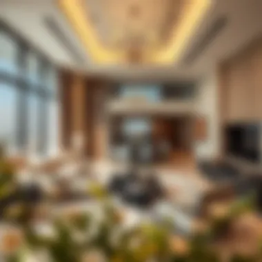 Luxurious interior design showcasing modern living spaces