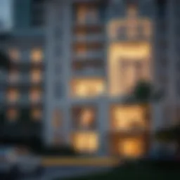 Luxurious exterior view of Gold Crest Executive