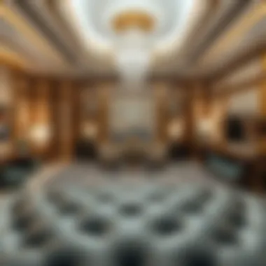 Opulent Suite Interior at Khalidiya Palace Rayhaan Luxurious suite inside Khalidiya Palace Rayhaan featuring opulent decor