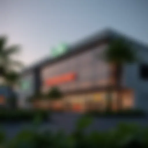 Exterior view of Lulu Hypermarket in Green Community Village