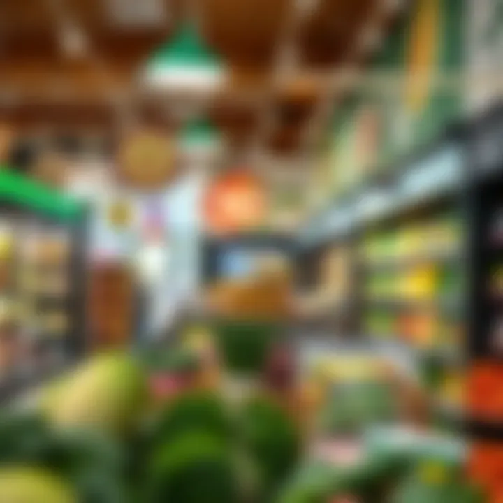 Interior layout showcasing product diversity at Lulu Hypermarket