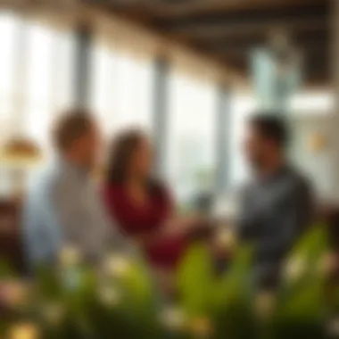 Navigating Property Rights for Cohabitating Couples Couples discussing property rights